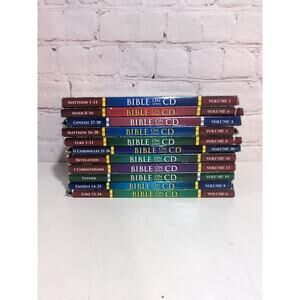 Lot of 11 Bible on CD Audio KJV Old & New Testament Volumes Greenbrier Scripture
